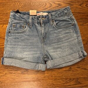 Levi's Girl’s Light Blue Jean Shorts